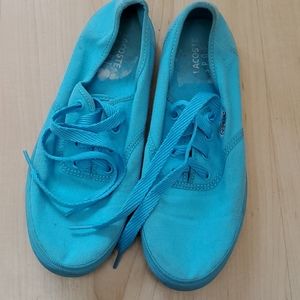 GUC Blue Lacoste Shoes